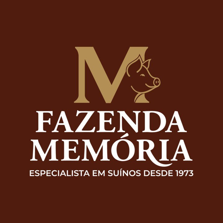 Logo Fazenda Memória — especialista em suínos desde 1973